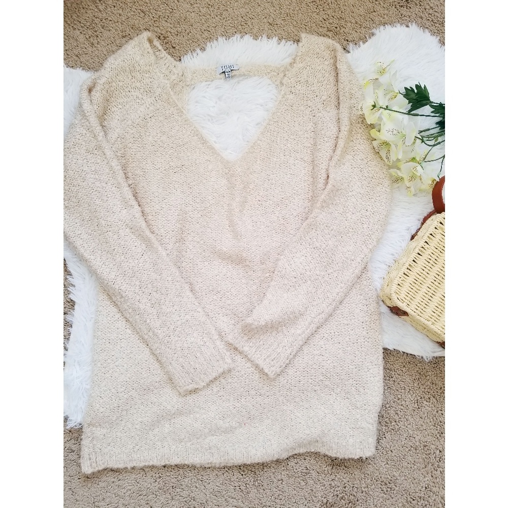 🌼 TOBI | Taupe Sweater